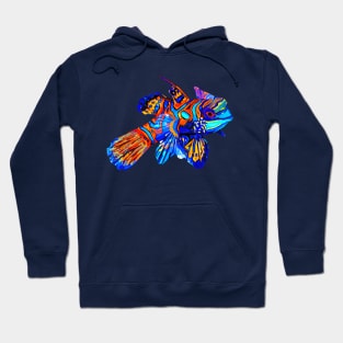 Vibrant Mandarinfish Hoodie